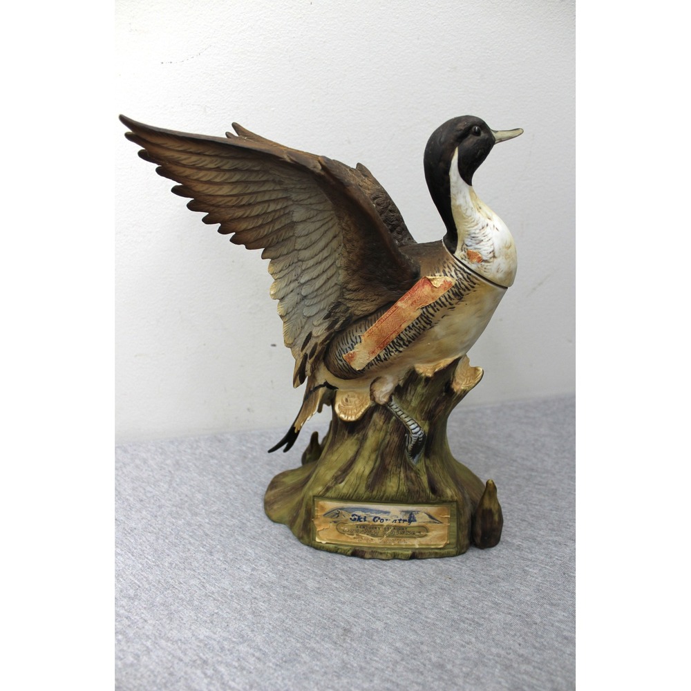 Ski Country Decanter Multi Pintail Duck Bourbon Whiskey 1978 Vintage